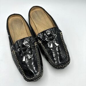 Naturalizer "Gossip" Mules Black Loafers Women's 7.5N